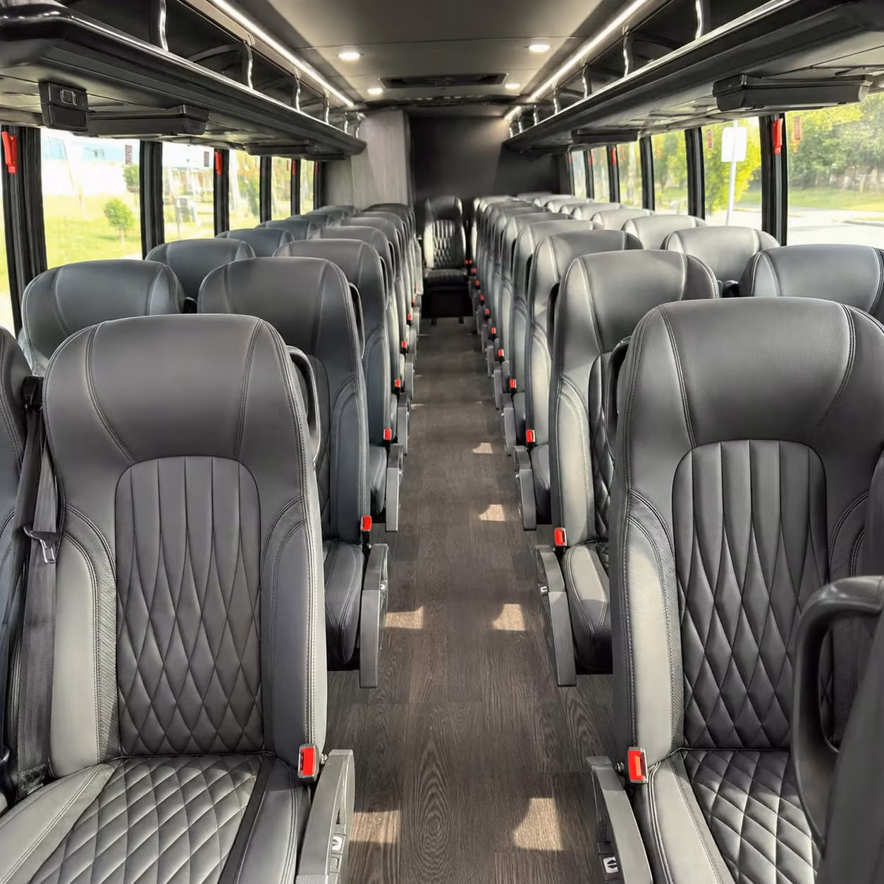 28 passenger minibus inside