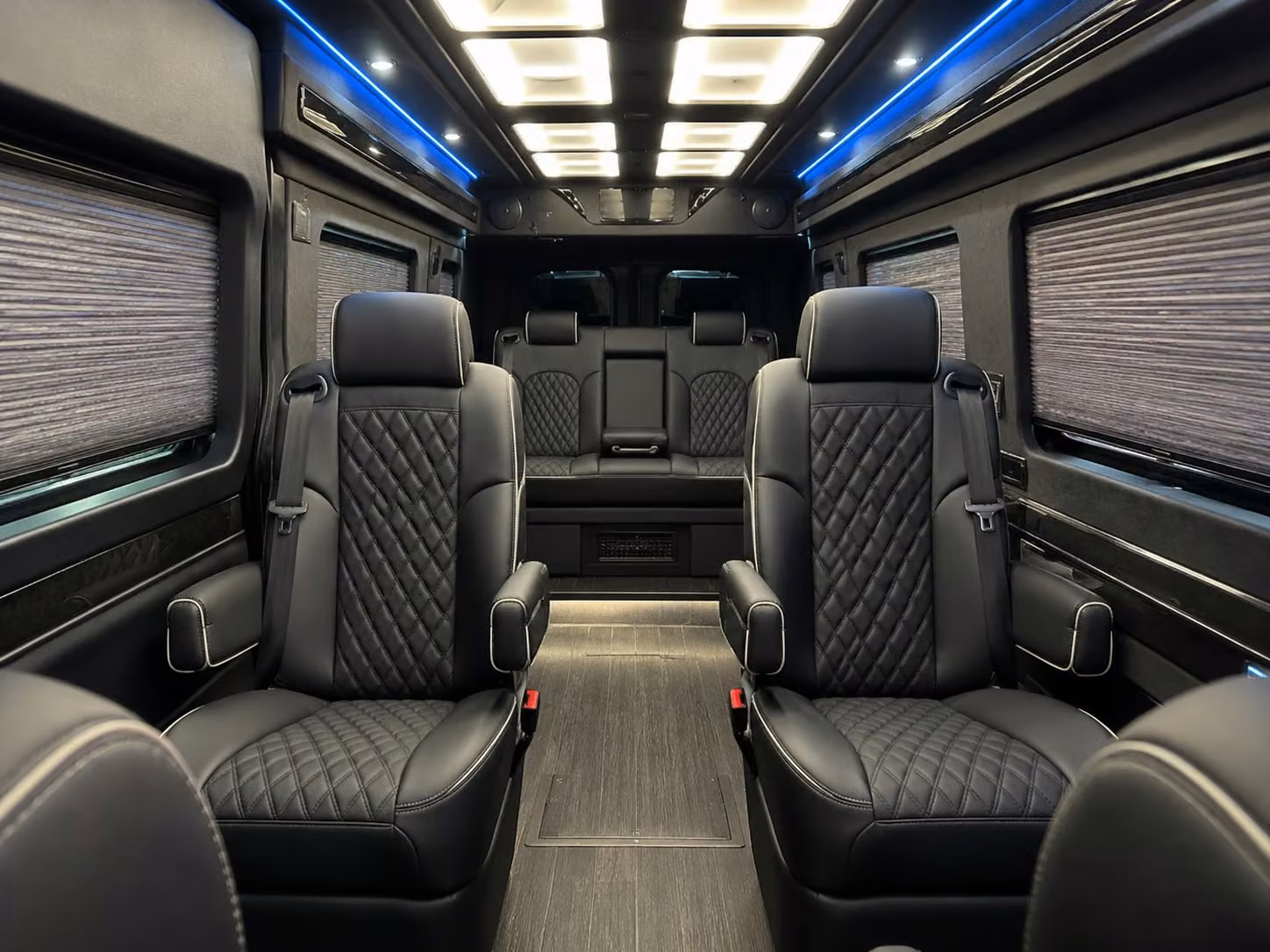 sprinter van with driver inside